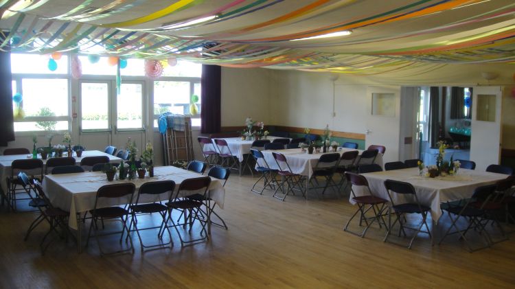 A party in the East Hall
